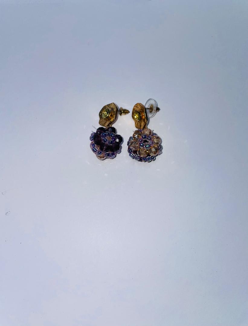 Jewelry set Violet & Silver